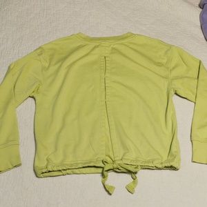 Tie back Activewear sweater